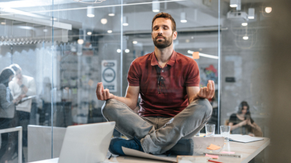 yoga no trabalho