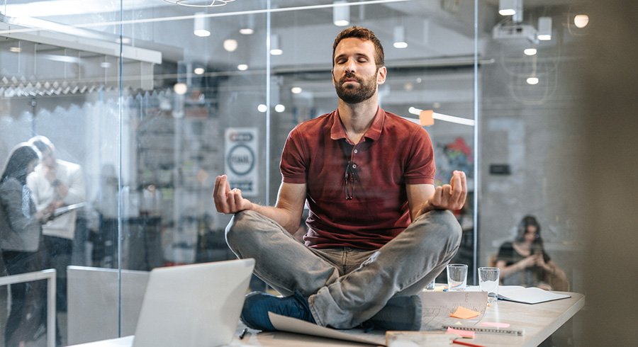 yoga no trabalho